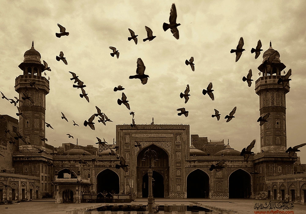 باحة المسجد الكبير 