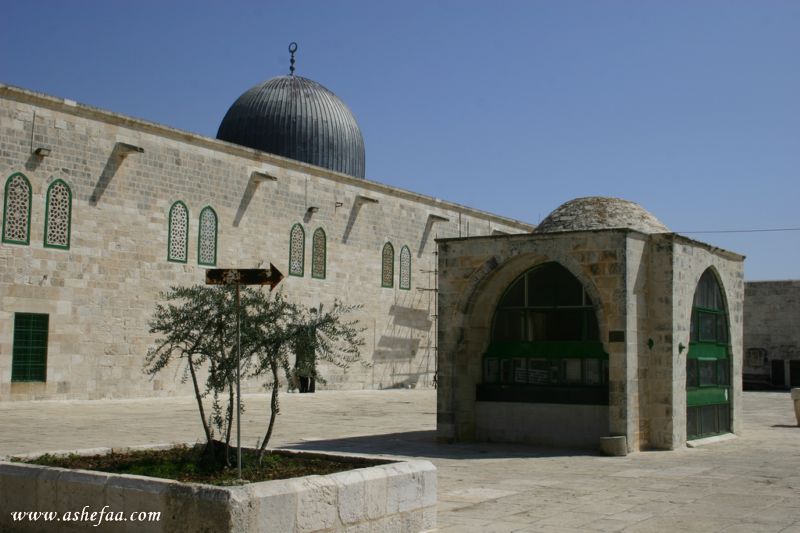 الجهة الغربية للمسجد الاقصى