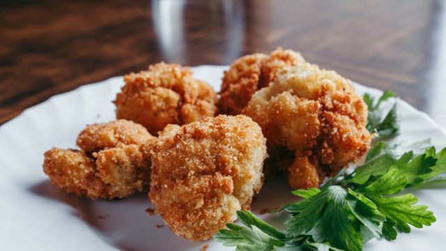  القرنبيط المقلى بالبقسماط